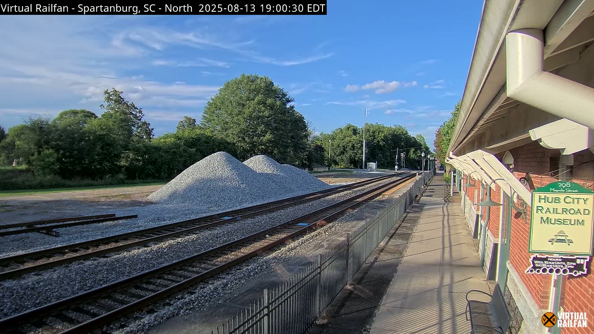 Spartanburg Railway Station &Hubcity Railroad Museum Live Cam - Spartanburg, Spartanburg , South Carolina, USA