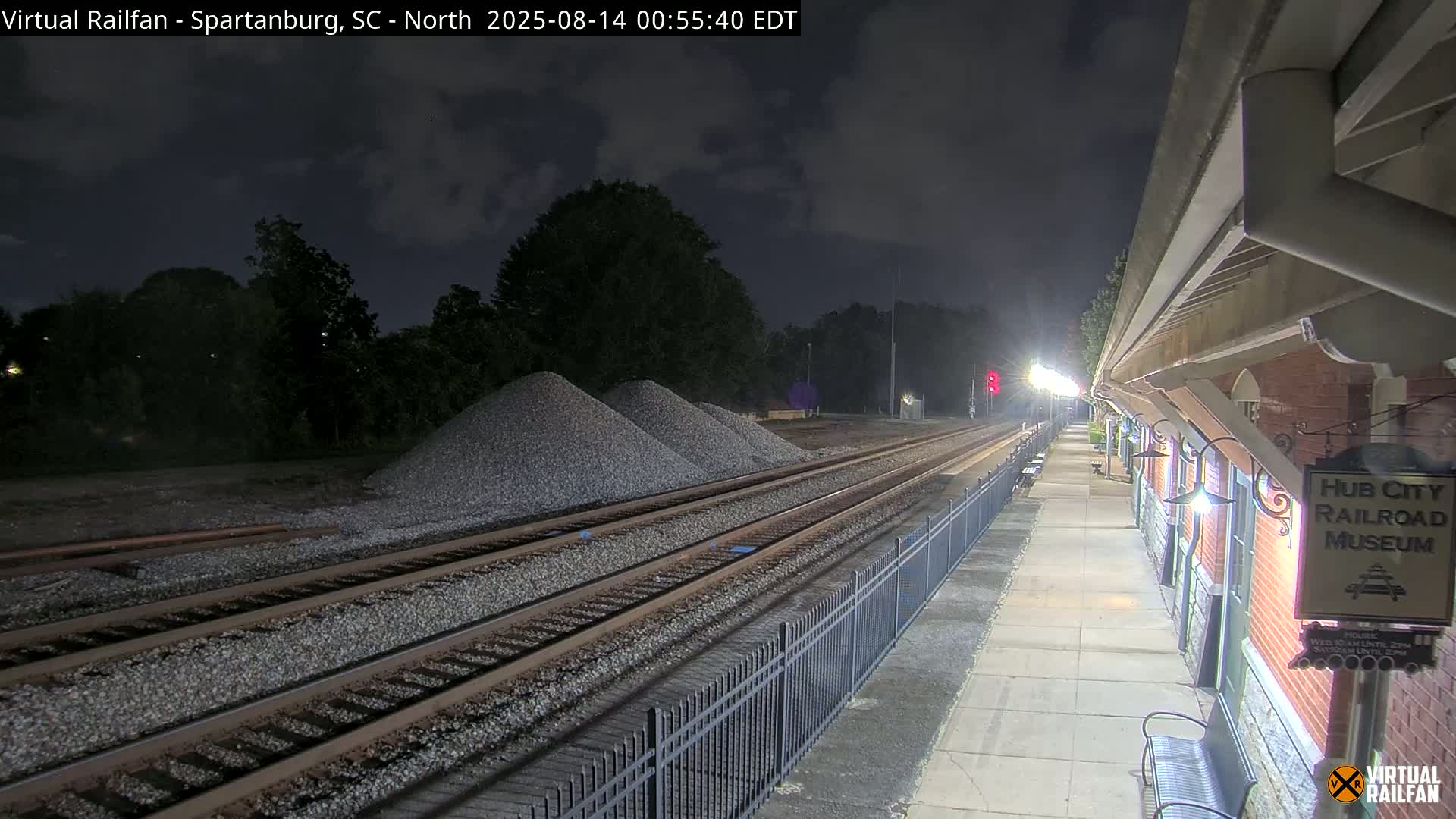 Spartanburg Railway Station &Hubcity Railroad Museum Live Cam - Spartanburg, Spartanburg , South Carolina, USA