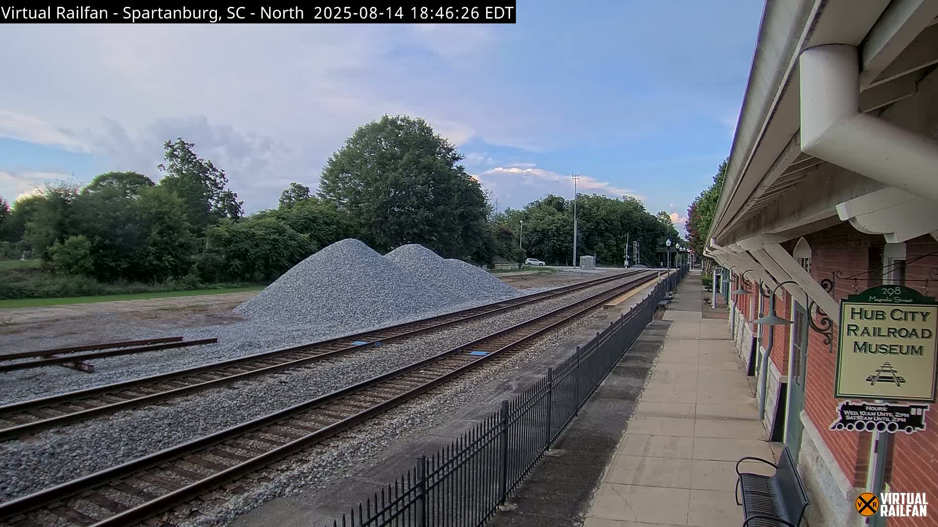 Spartanburg Railway Station &Hubcity Railroad Museum Live Cam - Spartanburg, Spartanburg , South Carolina, USA