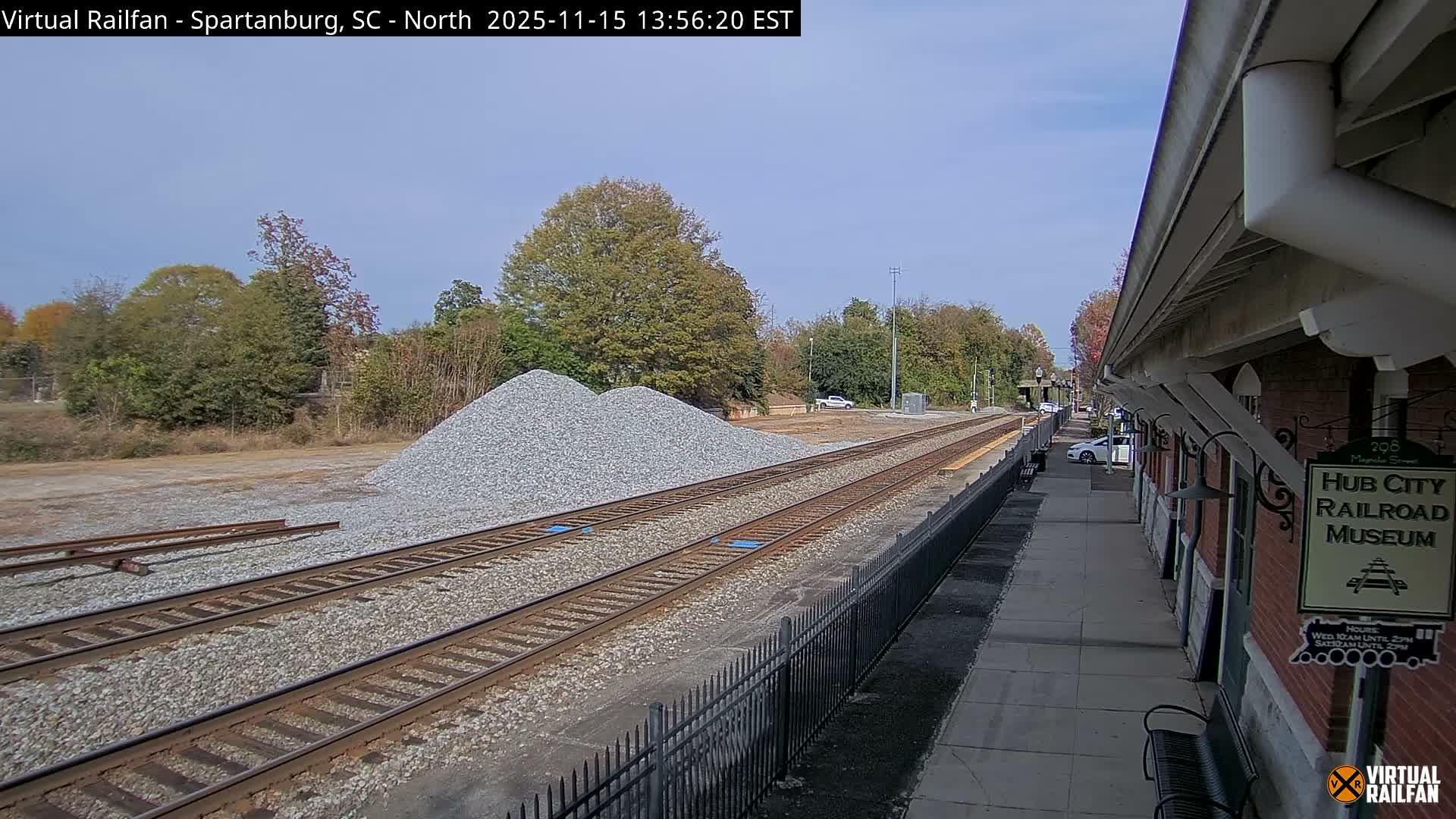 Spartanburg Railway Station &Hubcity Railroad Museum Live Cam - Spartanburg, Spartanburg , South Carolina, USA
