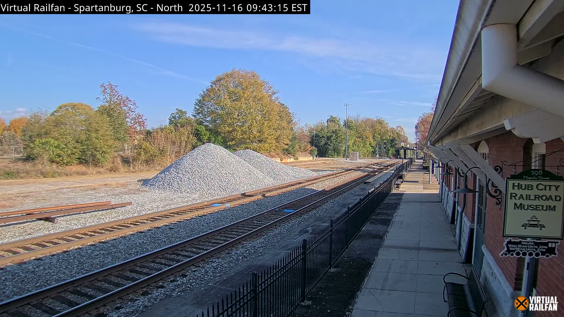 Spartanburg Railway Station &Hubcity Railroad Museum Live Cam - Spartanburg, Spartanburg , South Carolina, USA