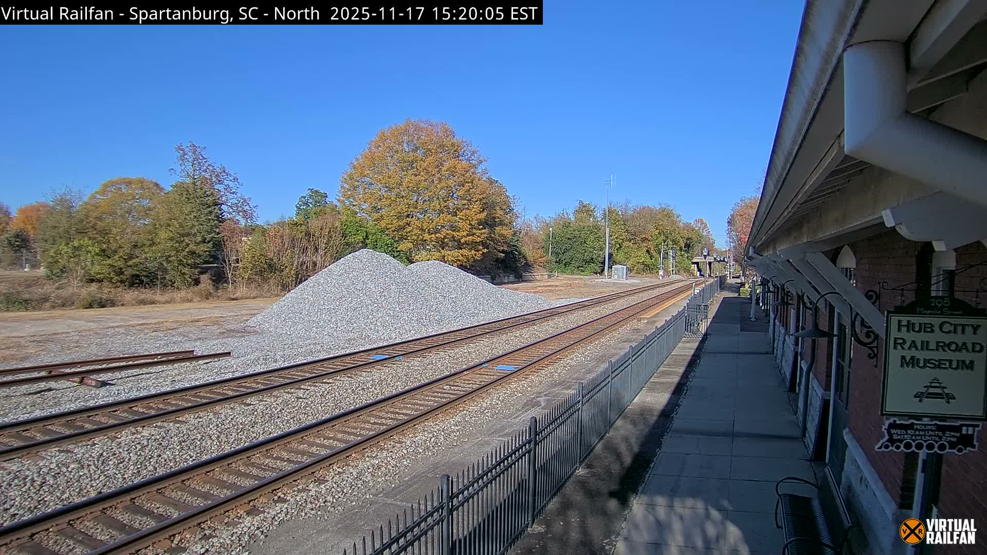 Spartanburg Railway Station &Hubcity Railroad Museum Live Cam - Spartanburg, Spartanburg , South Carolina, USA