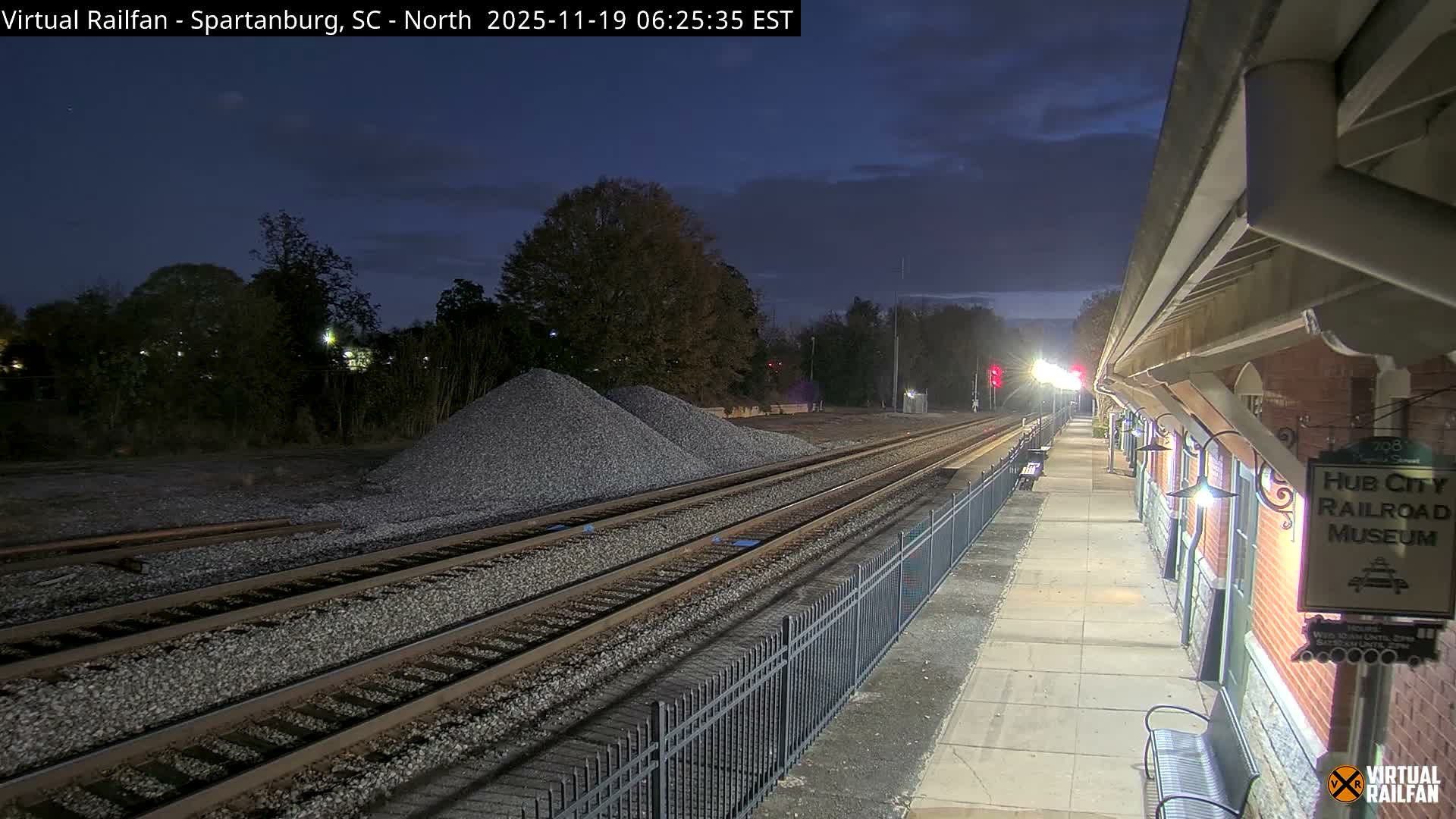 Spartanburg Railway Station &Hubcity Railroad Museum Live Cam - Spartanburg, Spartanburg , South Carolina, USA