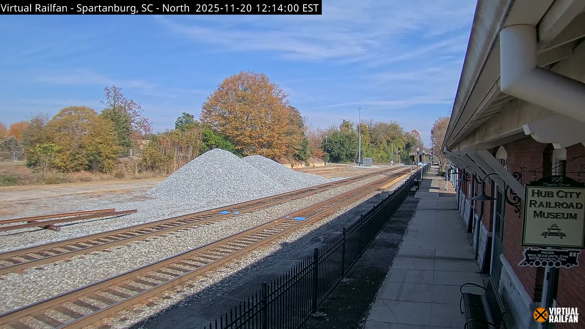 Spartanburg Railway Station &Hubcity Railroad Museum Live Cam - Spartanburg, Spartanburg , South Carolina, USA