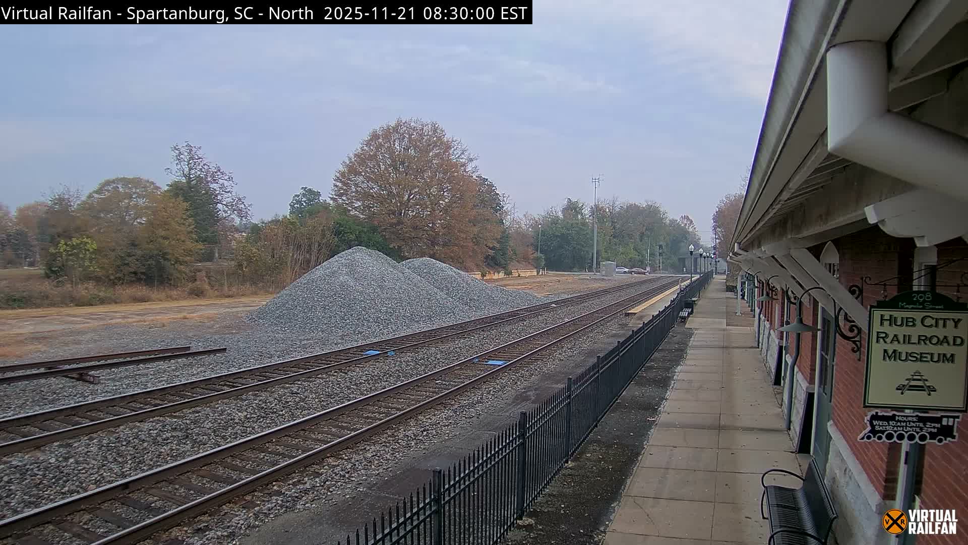 Spartanburg Railway Station &Hubcity Railroad Museum Live Cam - Spartanburg, Spartanburg , South Carolina, USA
