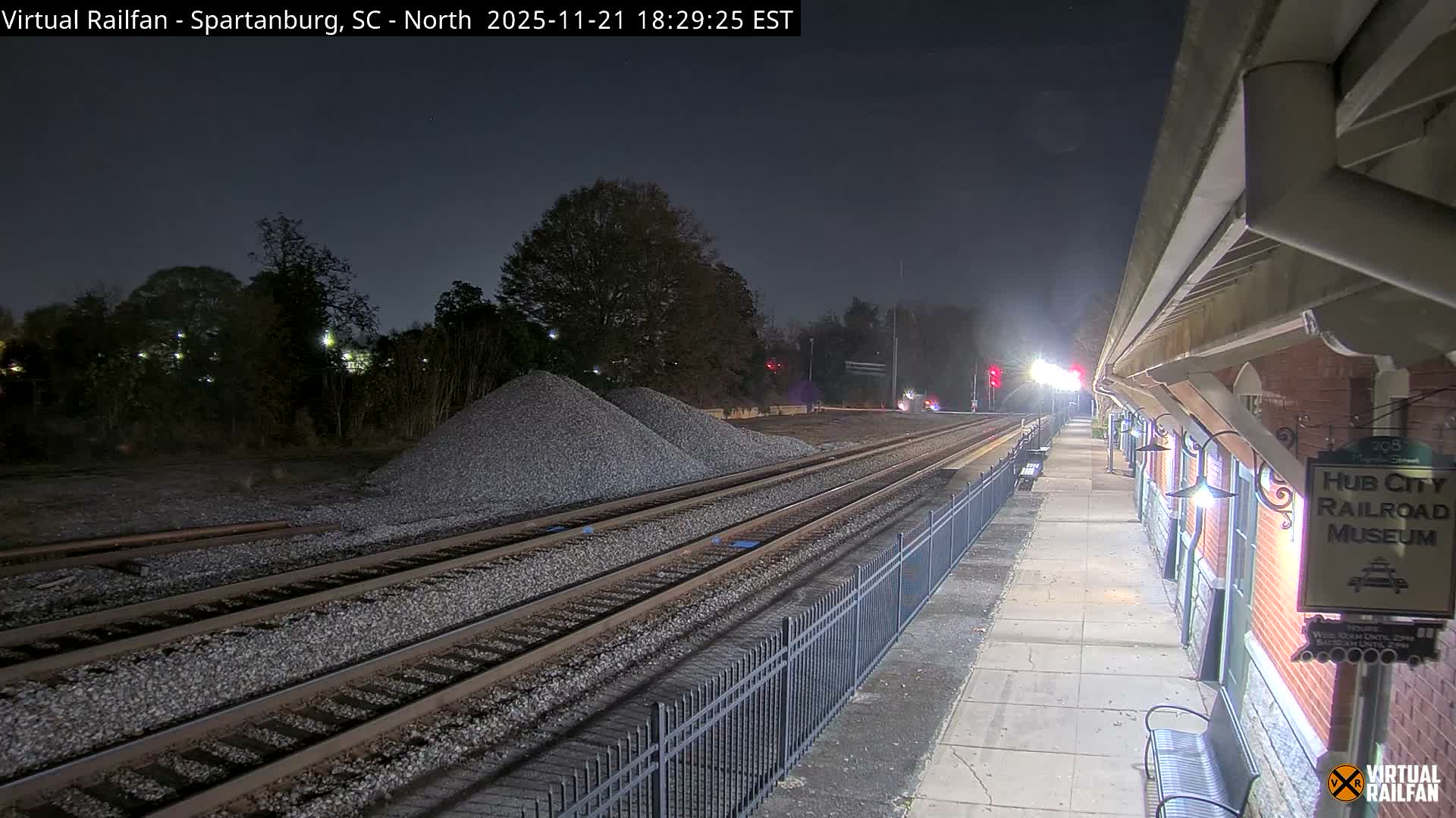 Spartanburg Railway Station &Hubcity Railroad Museum Live Cam - Spartanburg, Spartanburg , South Carolina, USA