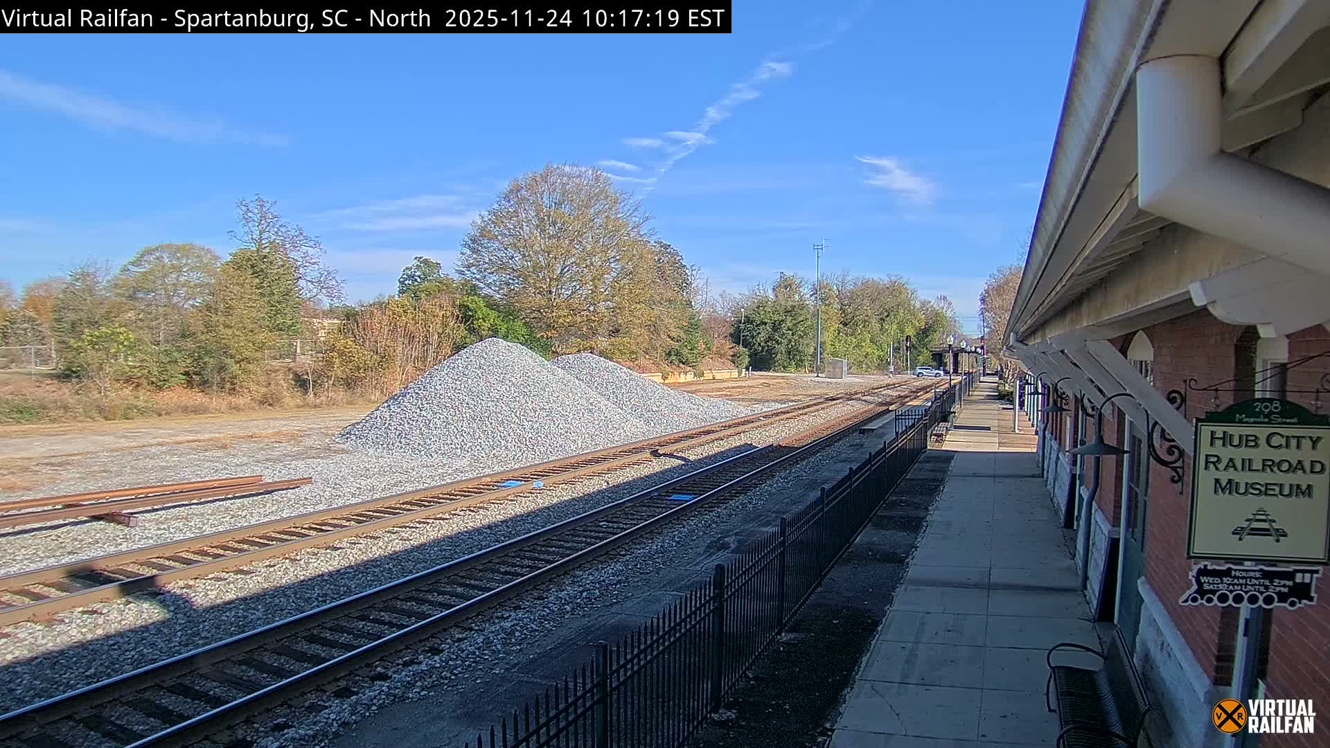 Spartanburg Railway Station &Hubcity Railroad Museum Live Cam - Spartanburg, Spartanburg , South Carolina, USA