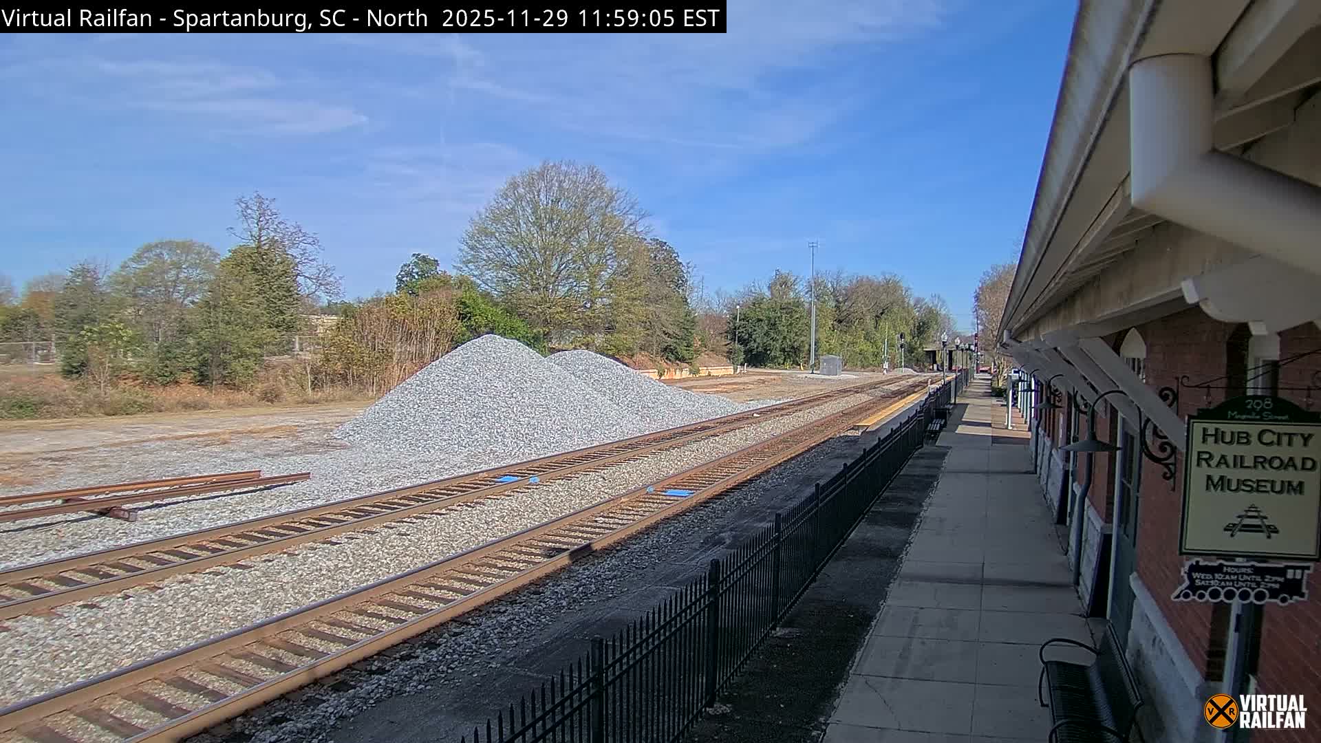 Spartanburg Railway Station &Hubcity Railroad Museum Live Cam - Spartanburg, Spartanburg , South Carolina, USA