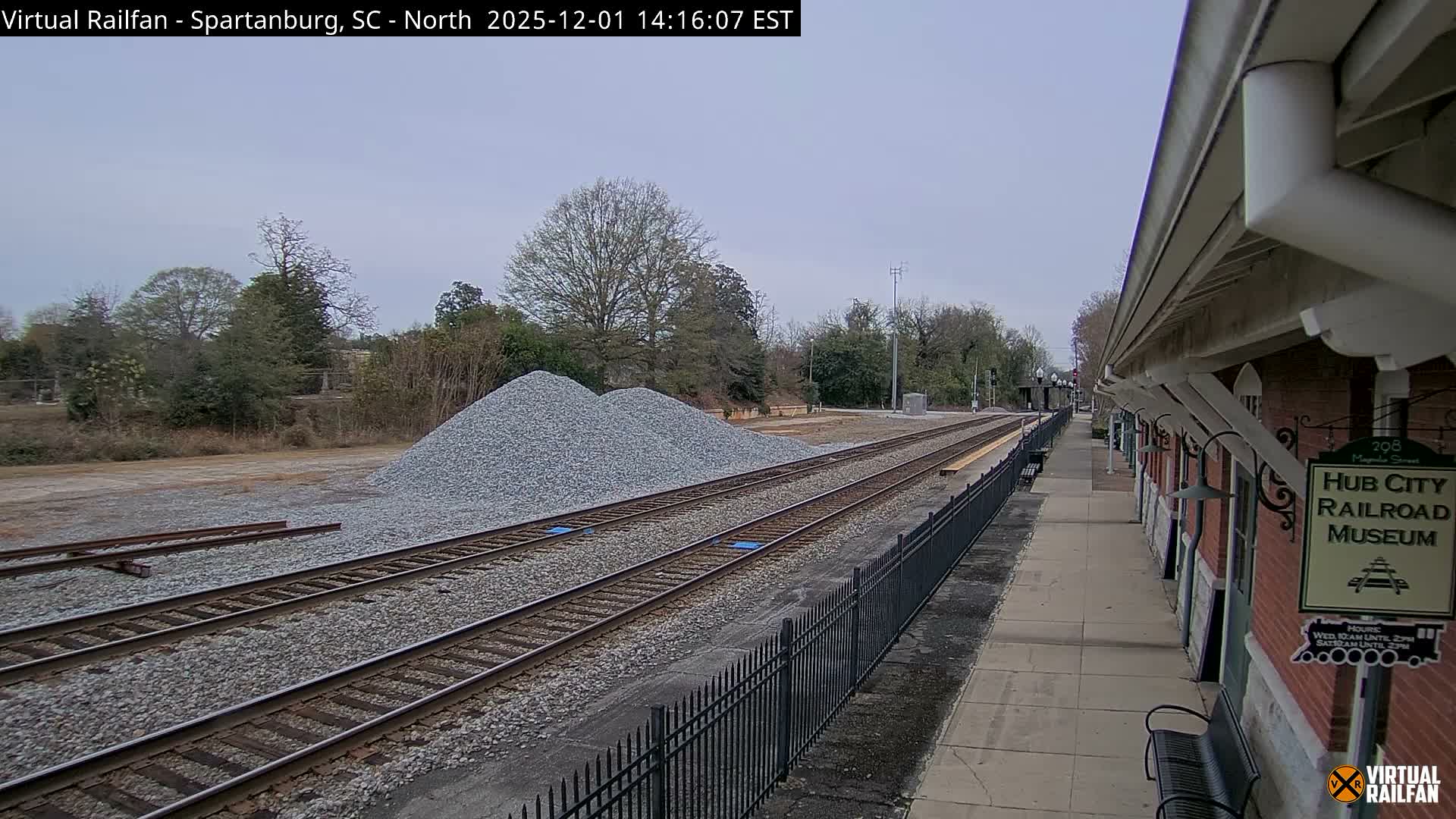 Spartanburg Railway Station &Hubcity Railroad Museum Live Cam - Spartanburg, Spartanburg , South Carolina, USA
