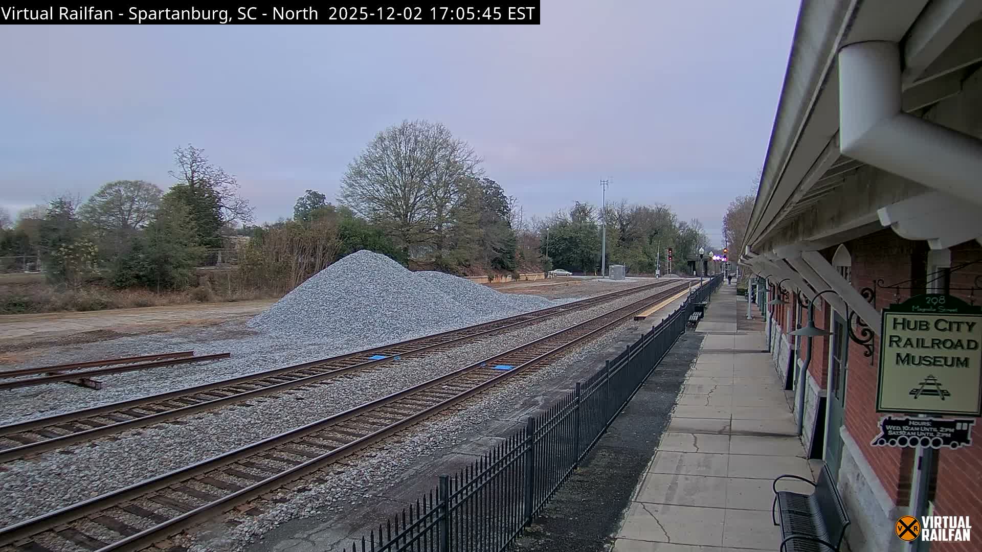 Spartanburg Railway Station &Hubcity Railroad Museum Live Cam - Spartanburg, Spartanburg , South Carolina, USA