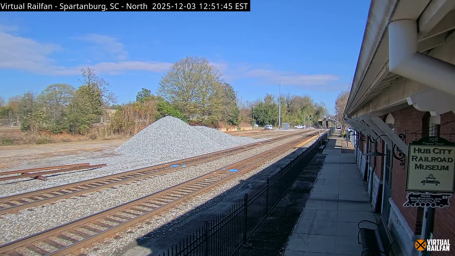 Spartanburg Railway Station &Hubcity Railroad Museum Live Cam - Spartanburg, Spartanburg , South Carolina, USA