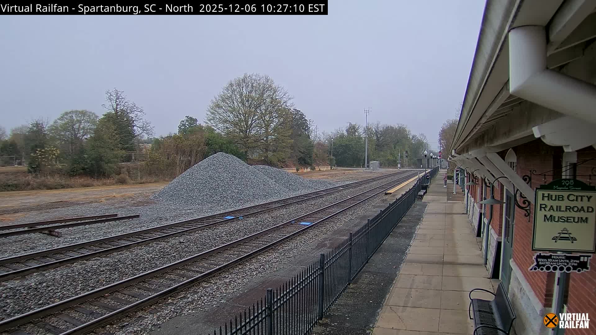 Spartanburg Railway Station &Hubcity Railroad Museum Live Cam - Spartanburg, Spartanburg , South Carolina, USA