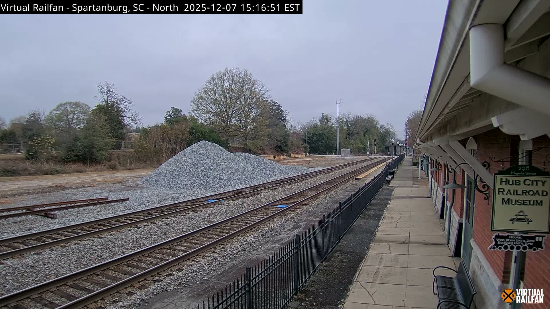 Spartanburg Railway Station &Hubcity Railroad Museum Live Cam - Spartanburg, Spartanburg , South Carolina, USA