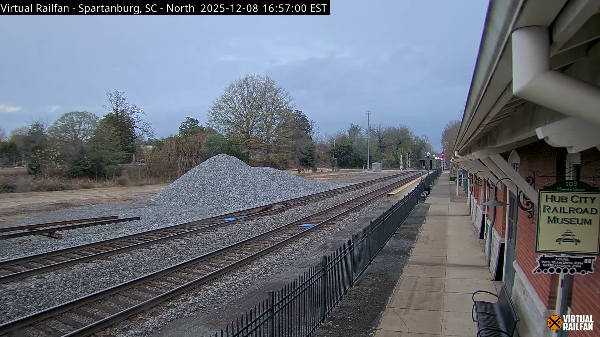 Spartanburg Railway Station &Hubcity Railroad Museum Live Cam - Spartanburg, Spartanburg , South Carolina, USA