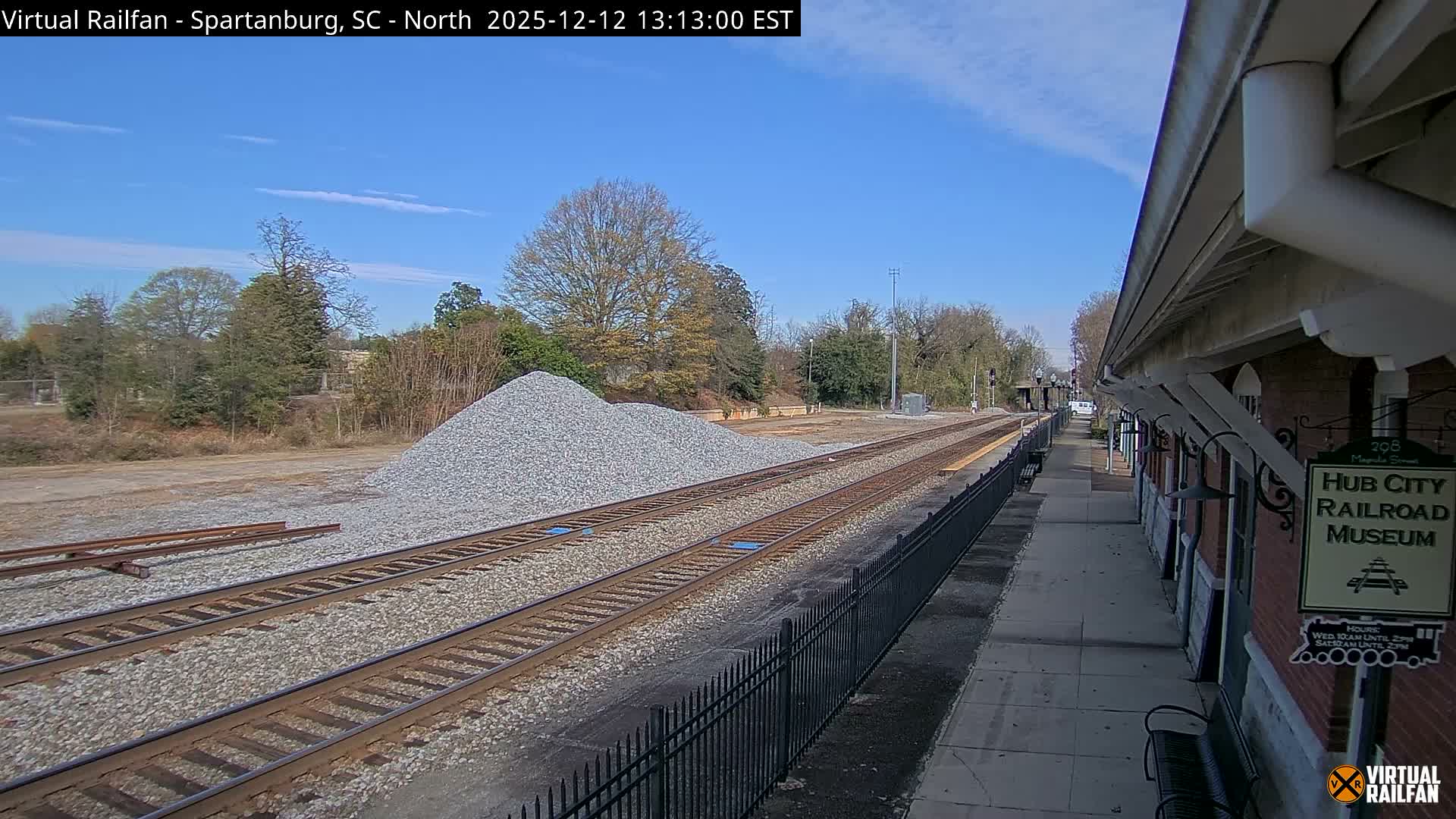 Spartanburg Railway Station &Hubcity Railroad Museum Live Cam - Spartanburg, Spartanburg , South Carolina, USA