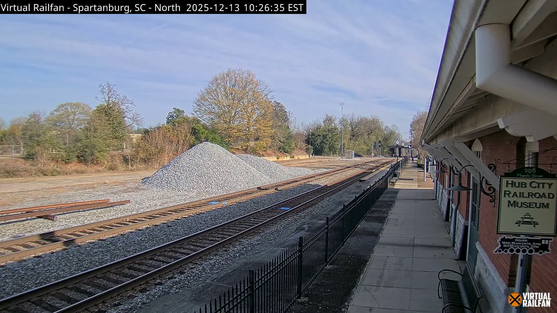 Spartanburg Railway Station &Hubcity Railroad Museum Live Cam - Spartanburg, Spartanburg , South Carolina, USA