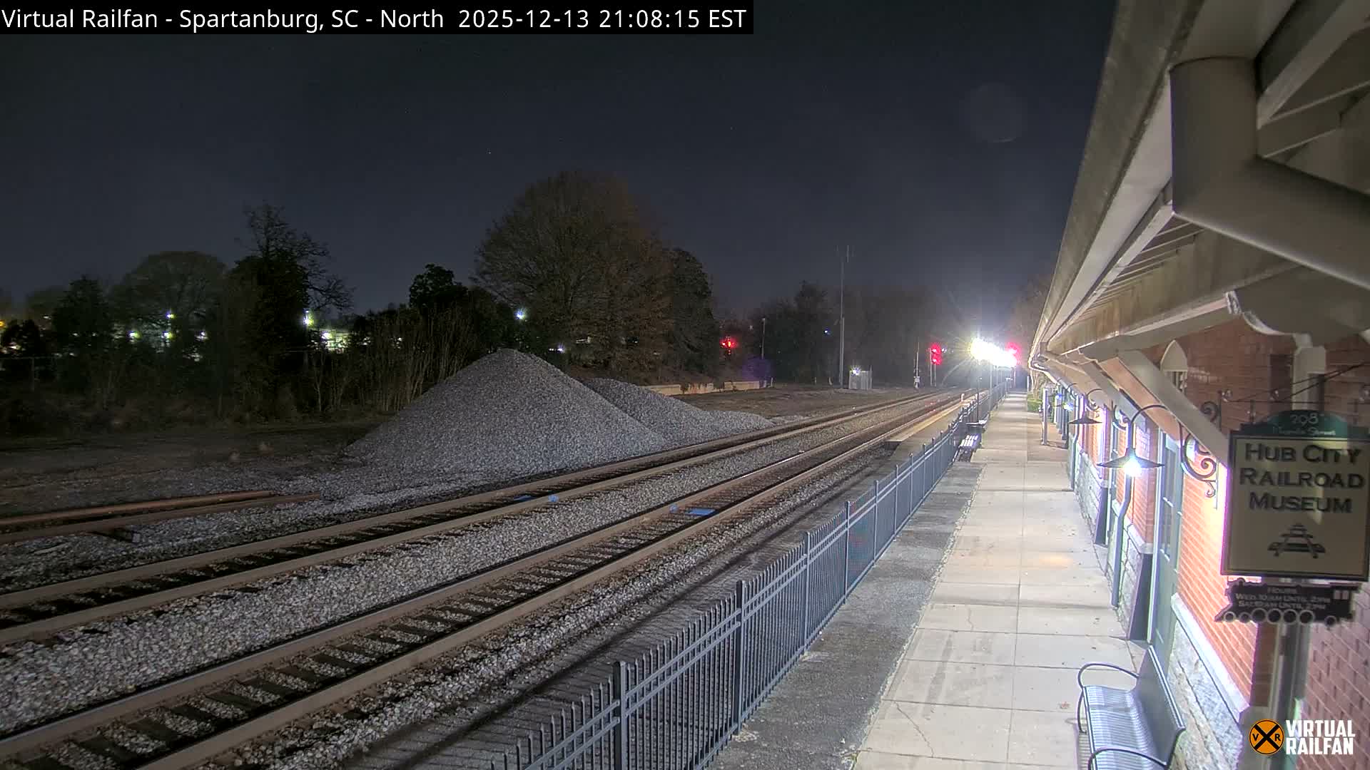 Spartanburg Railway Station &Hubcity Railroad Museum Live Cam - Spartanburg, Spartanburg , South Carolina, USA
