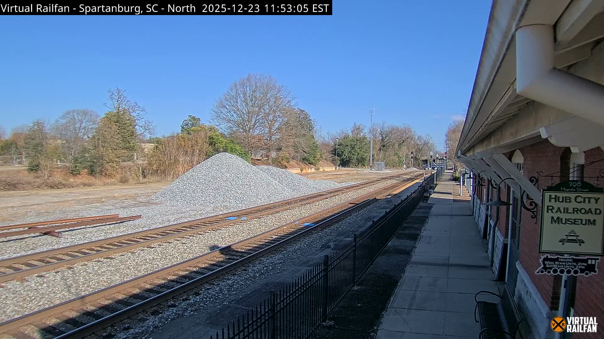 Spartanburg Railway Station &Hubcity Railroad Museum Live Cam - Spartanburg, Spartanburg , South Carolina, USA