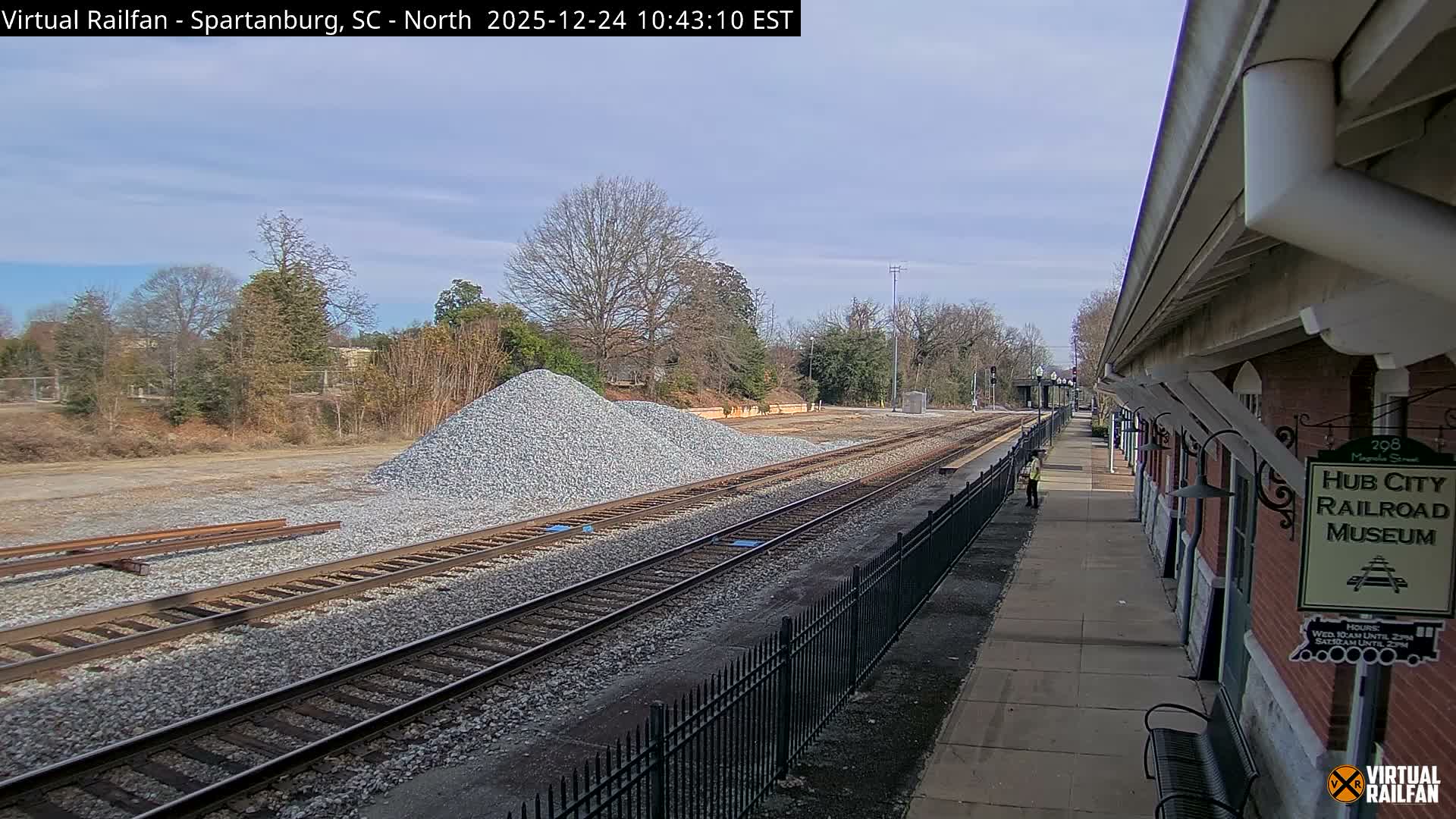 Spartanburg Railway Station &Hubcity Railroad Museum Live Cam - Spartanburg, Spartanburg , South Carolina, USA