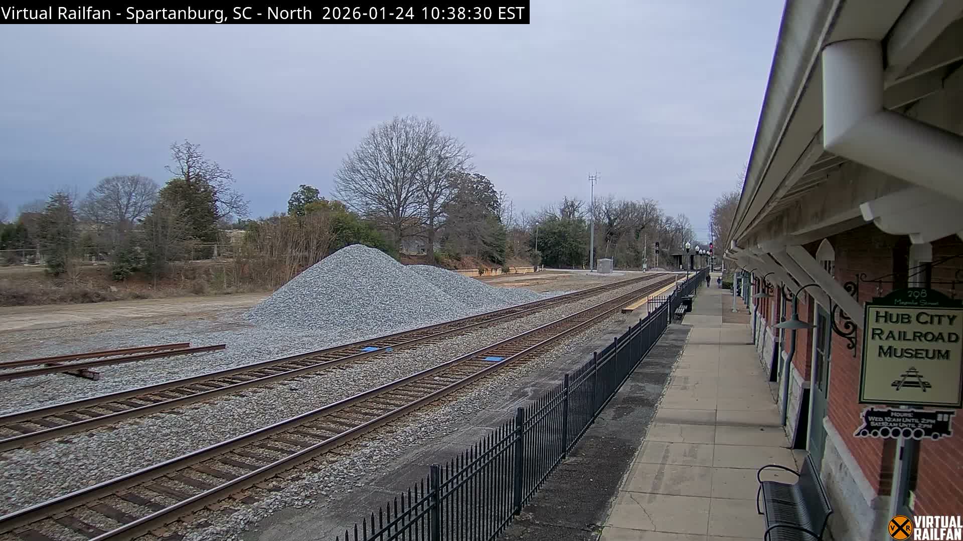 Spartanburg Railway Station &Hubcity Railroad Museum Live Cam - Spartanburg, Spartanburg , South Carolina, USA