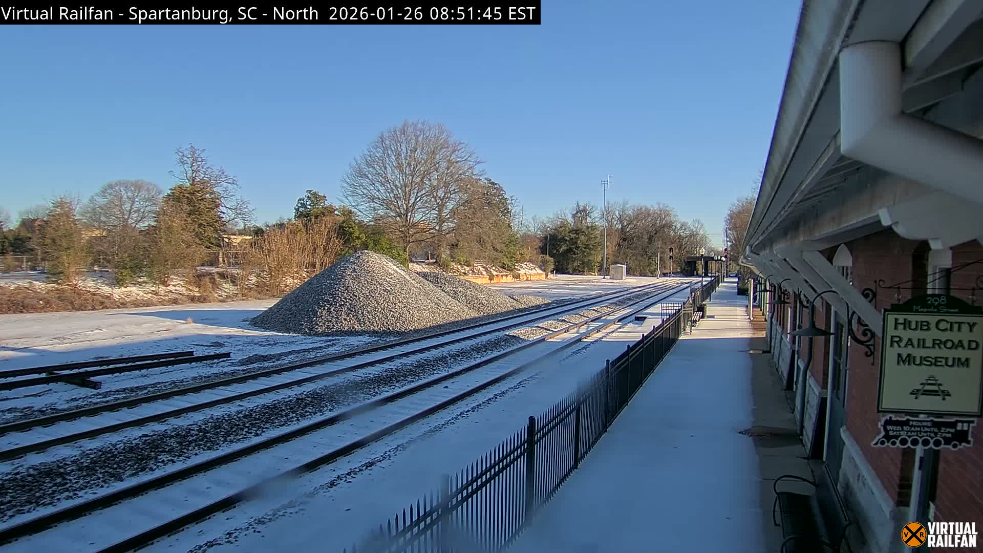 Spartanburg Railway Station &Hubcity Railroad Museum Live Cam - Spartanburg, Spartanburg , South Carolina, USA