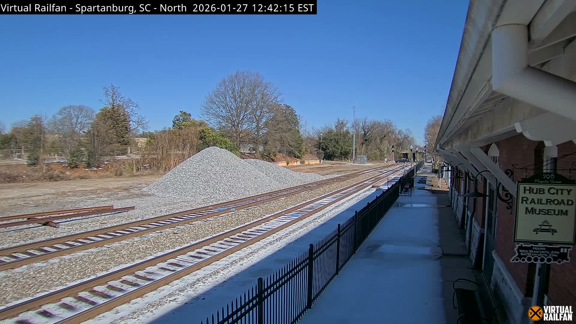Spartanburg Railway Station &Hubcity Railroad Museum Live Cam - Spartanburg, Spartanburg , South Carolina, USA