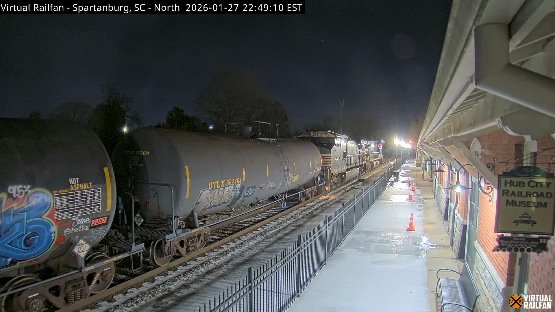 Spartanburg Railway Station &Hubcity Railroad Museum Live Cam - Spartanburg, Spartanburg , South Carolina, USA