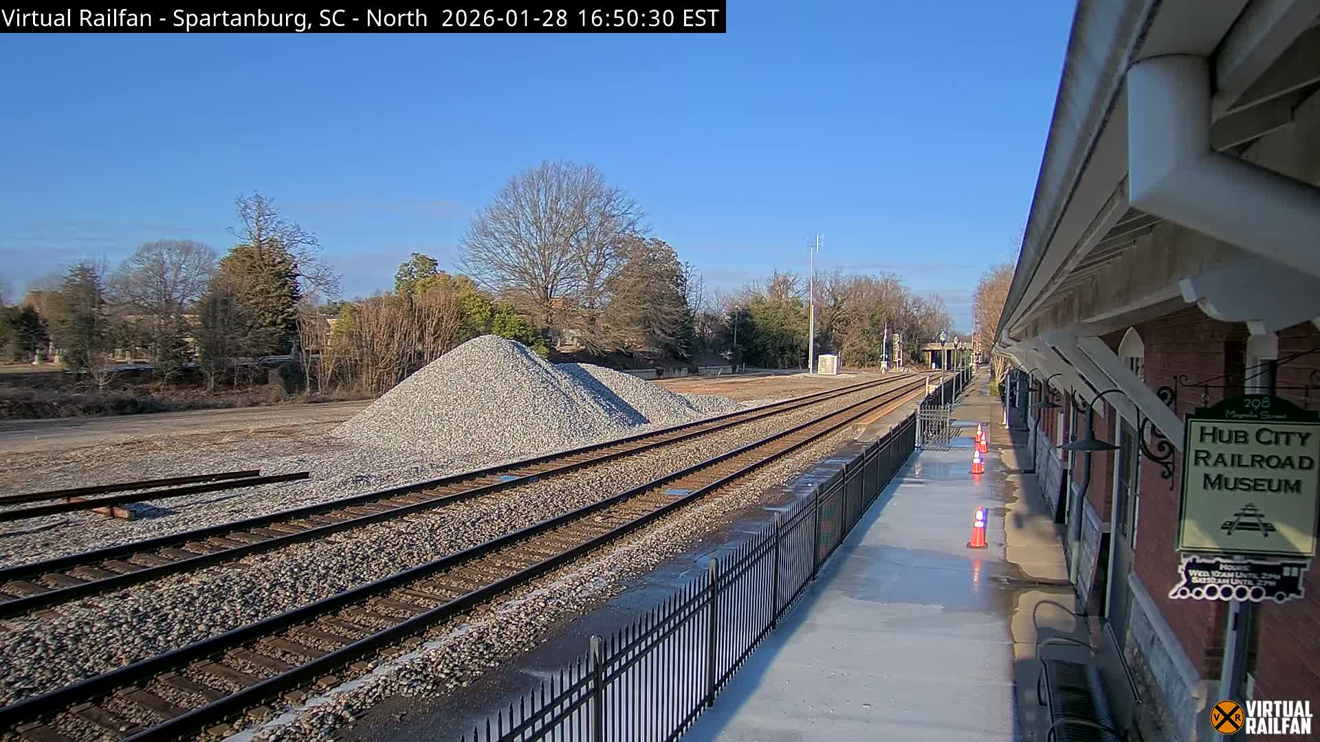 Spartanburg Railway Station &Hubcity Railroad Museum Live Cam - Spartanburg, Spartanburg , South Carolina, USA