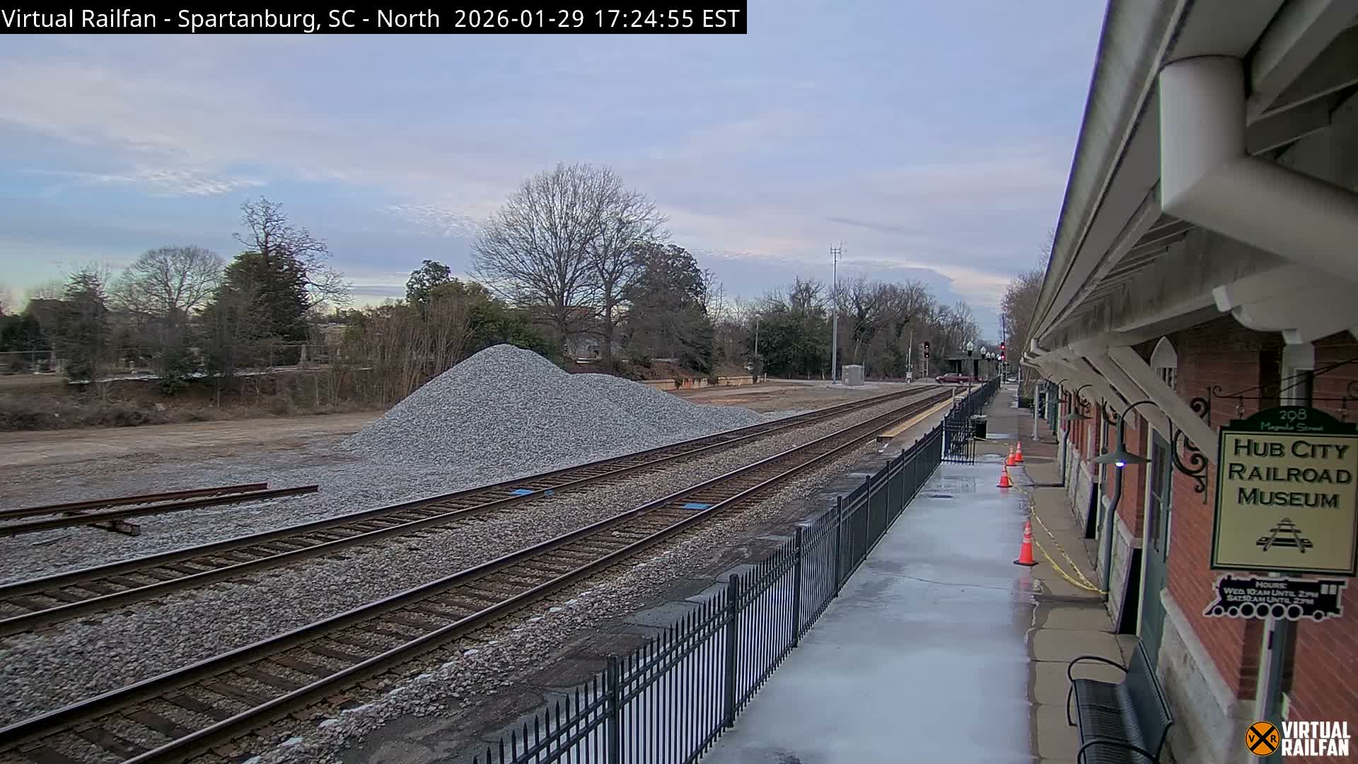 Spartanburg Railway Station &Hubcity Railroad Museum Live Cam - Spartanburg, Spartanburg , South Carolina, USA