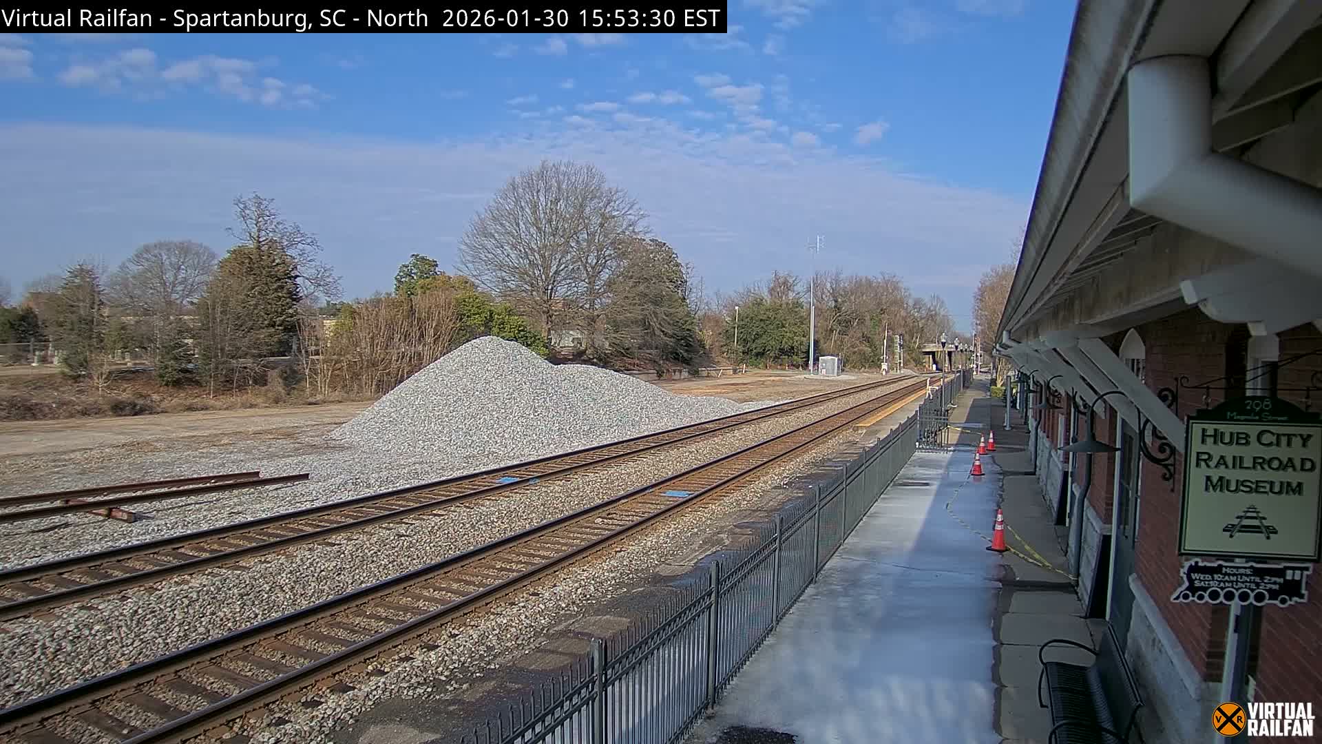 Spartanburg Railway Station &Hubcity Railroad Museum Live Cam - Spartanburg, Spartanburg , South Carolina, USA