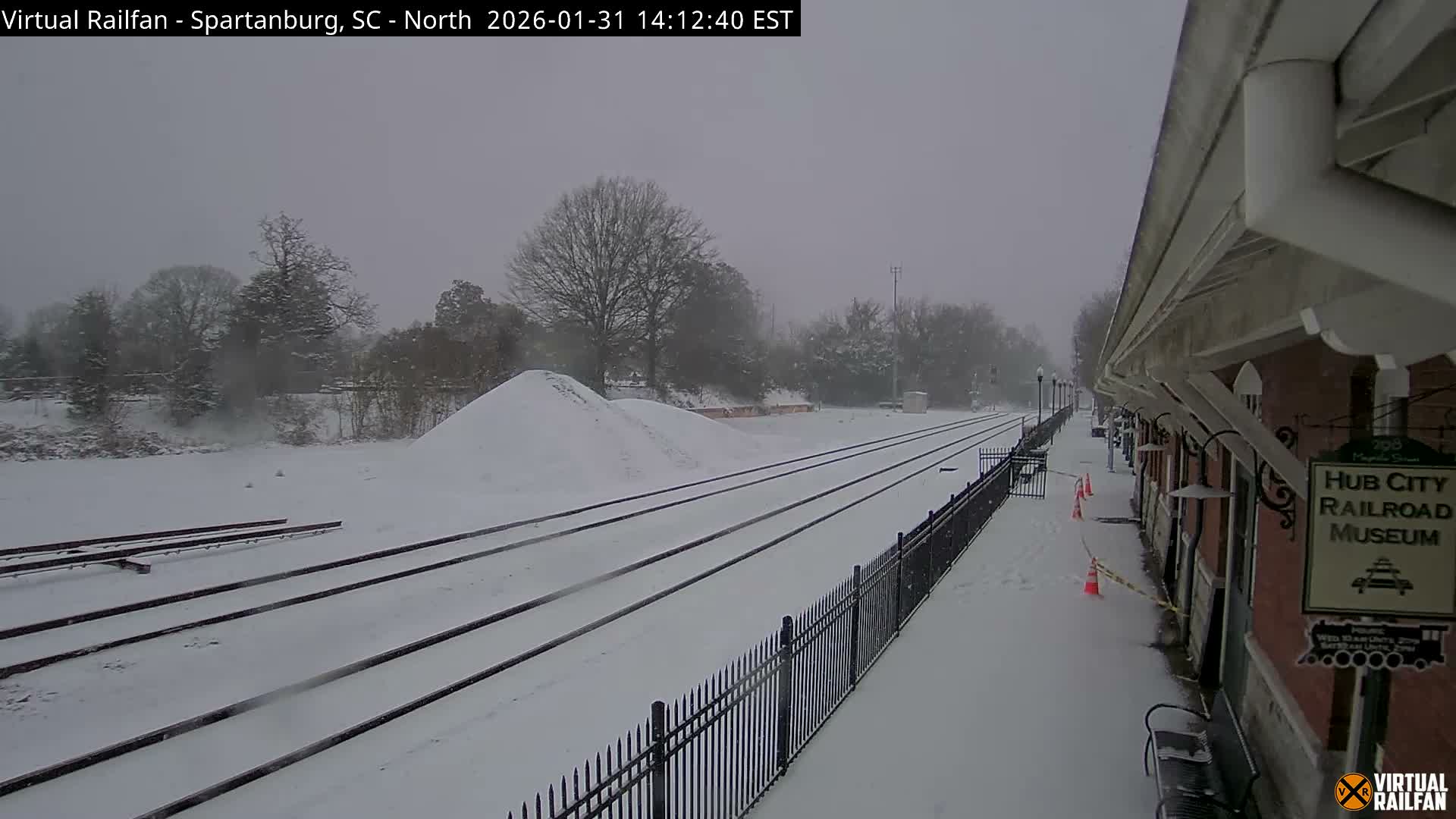 Spartanburg Railway Station &Hubcity Railroad Museum Live Cam - Spartanburg, Spartanburg , South Carolina, USA