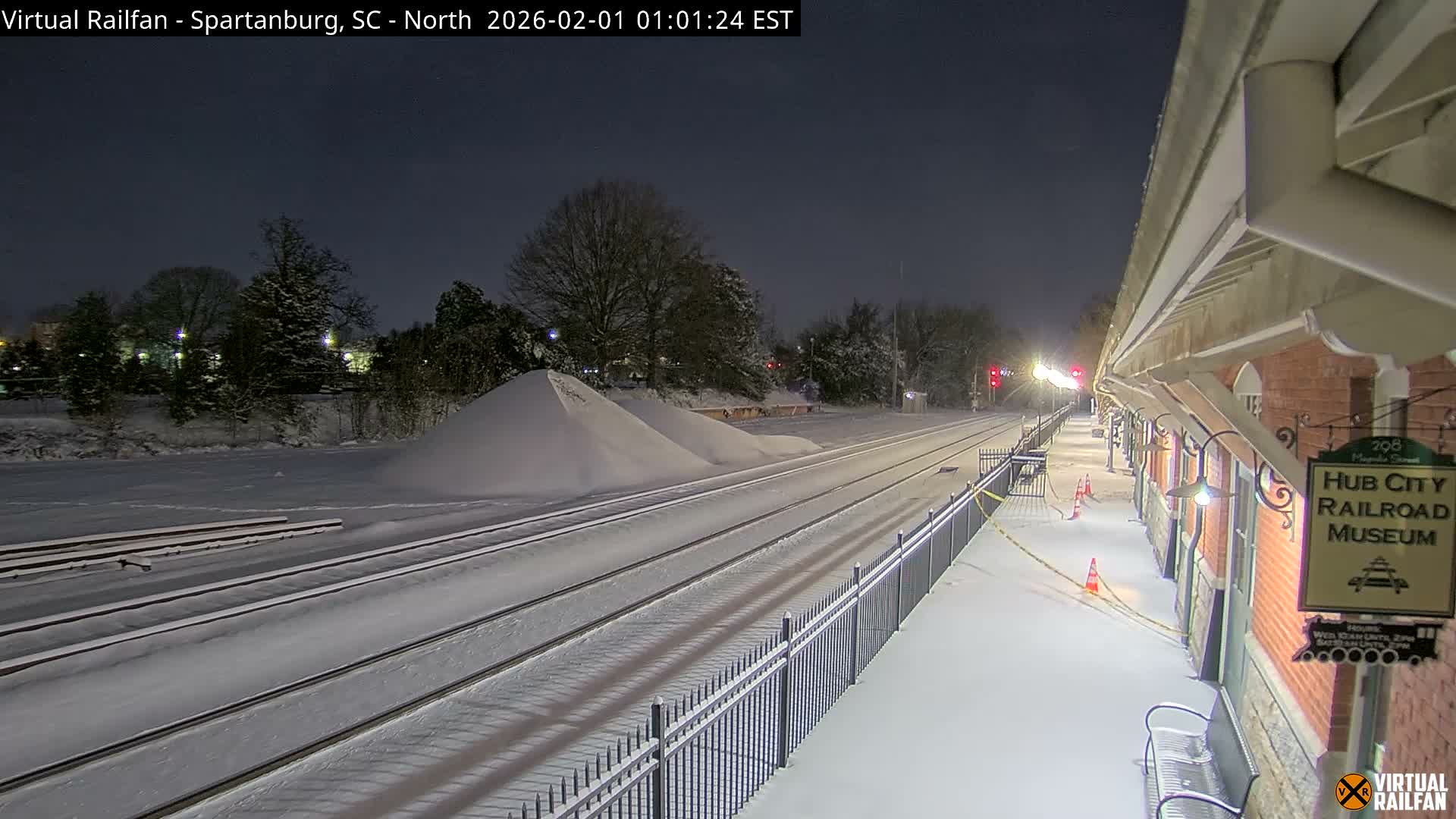 Spartanburg Railway Station &Hubcity Railroad Museum Live Cam - Spartanburg, Spartanburg , South Carolina, USA