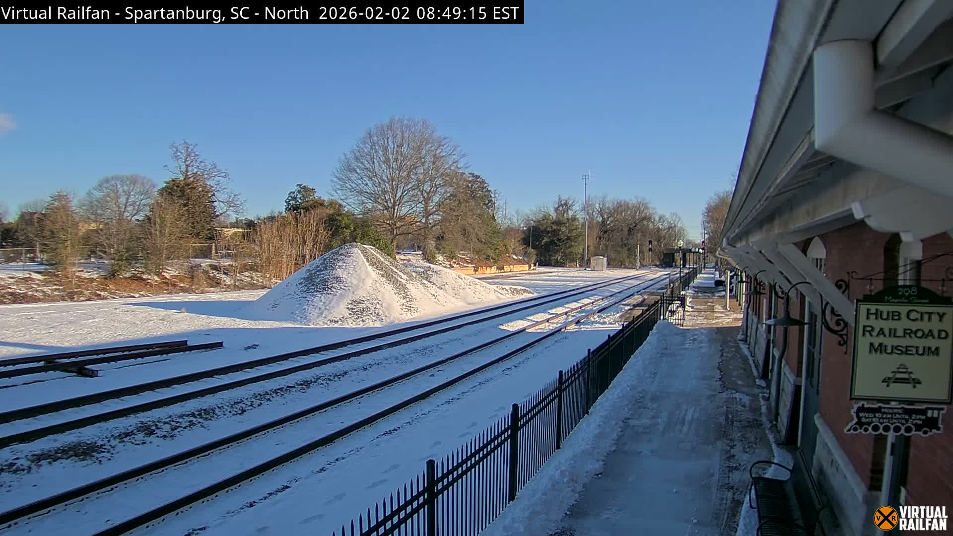 Spartanburg Railway Station &Hubcity Railroad Museum Live Cam - Spartanburg, Spartanburg , South Carolina, USA