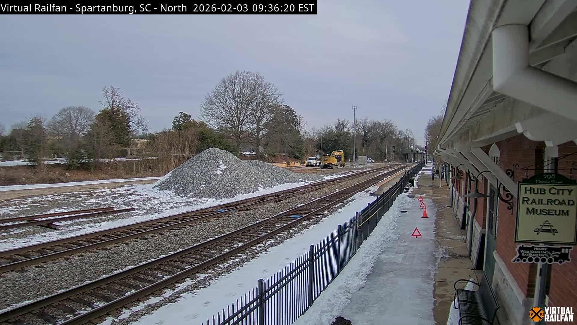 Spartanburg Railway Station &Hubcity Railroad Museum Live Cam - Spartanburg, Spartanburg , South Carolina, USA