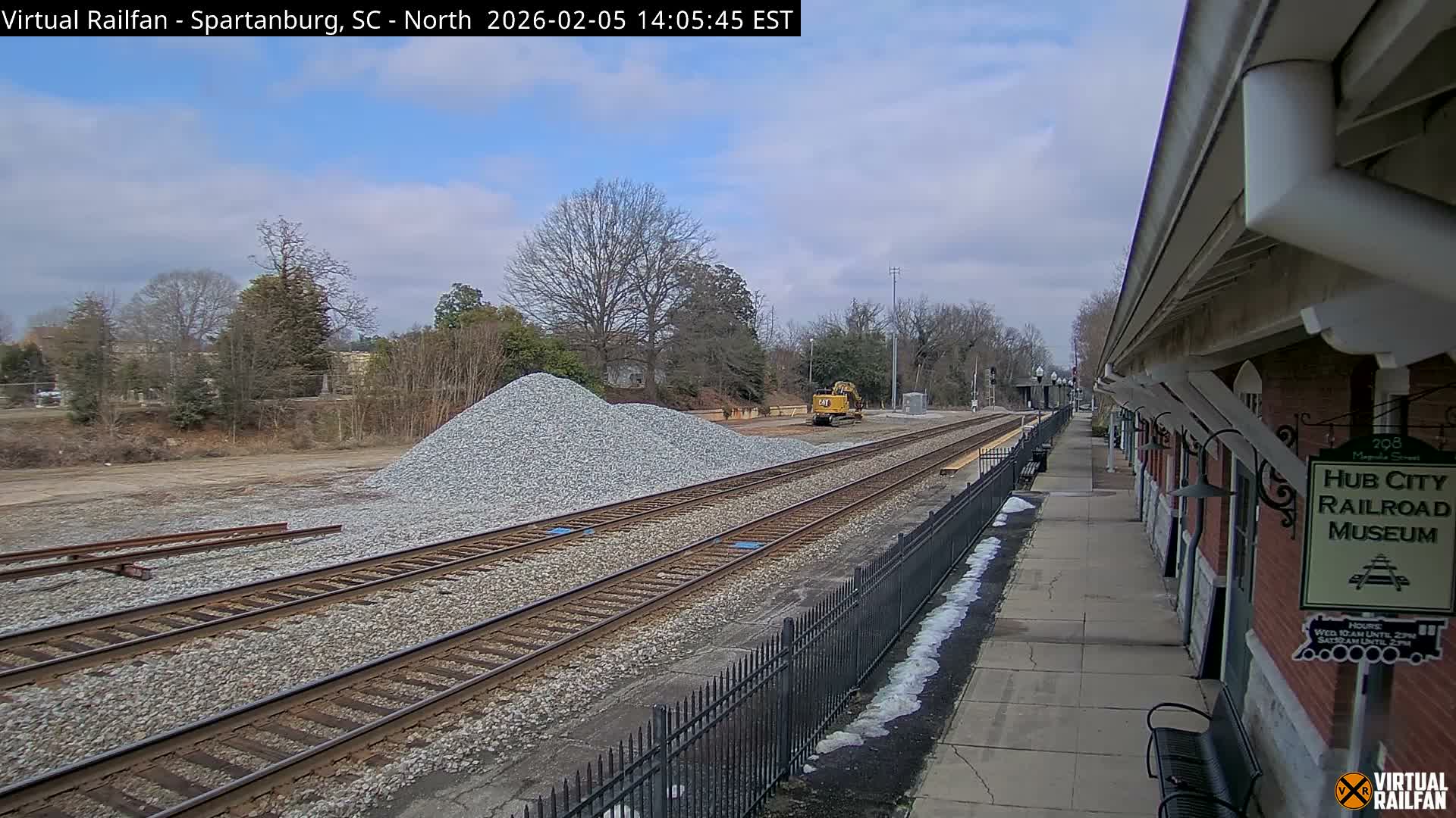 Spartanburg Railway Station &Hubcity Railroad Museum Live Cam - Spartanburg, Spartanburg , South Carolina, USA