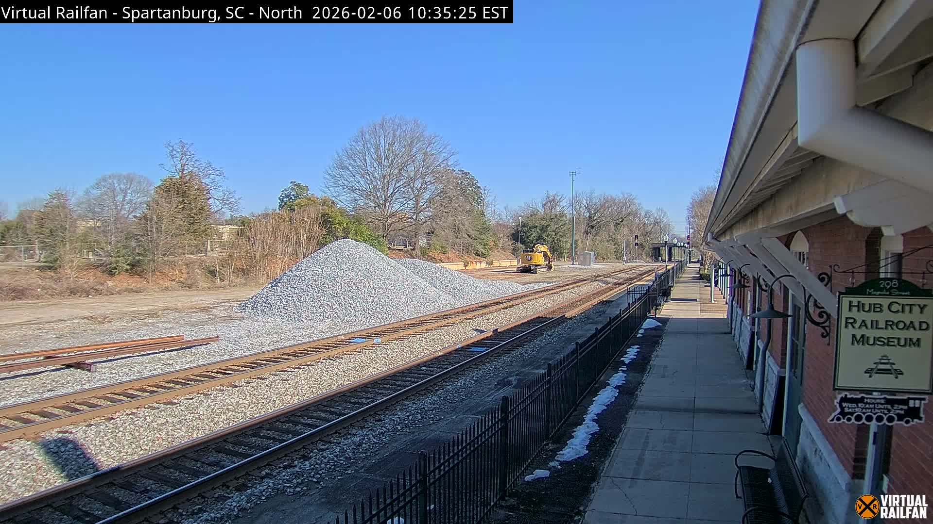 Spartanburg Railway Station &Hubcity Railroad Museum Live Cam - Spartanburg, Spartanburg , South Carolina, USA