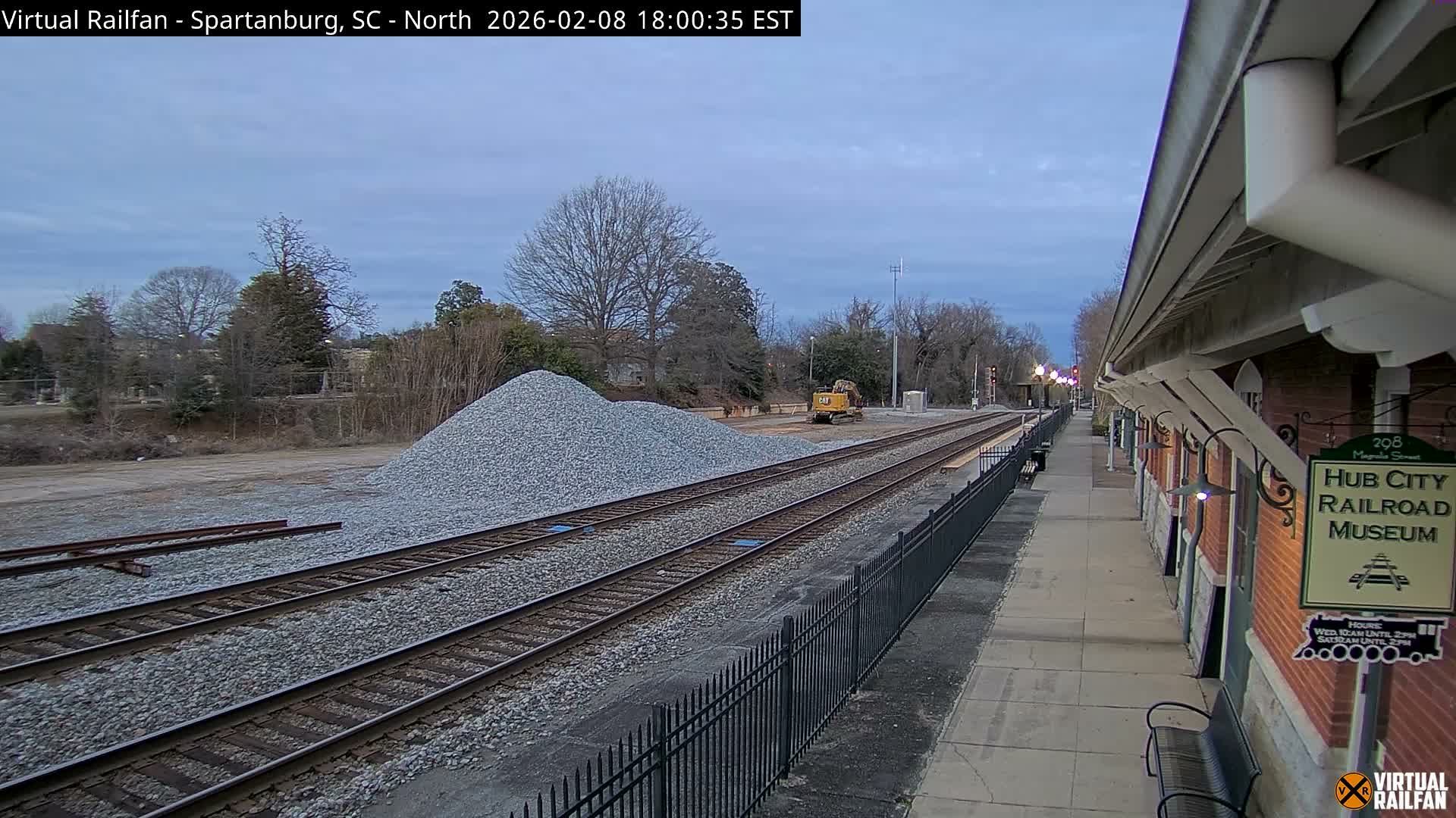 Spartanburg Railway Station &Hubcity Railroad Museum Live Cam - Spartanburg, Spartanburg , South Carolina, USA