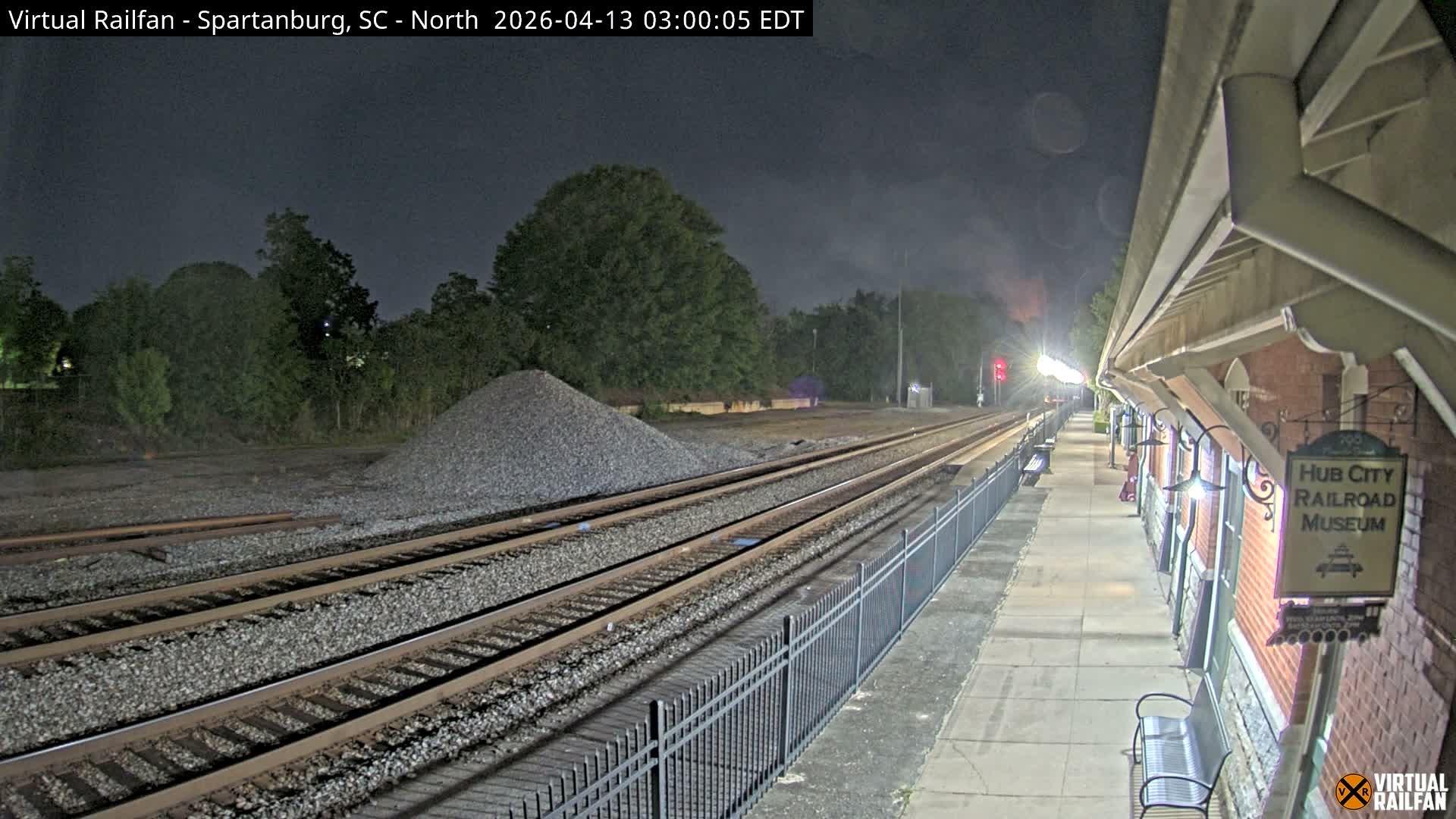 Spartanburg Railway Station &Hubcity Railroad Museum Live Cam - Spartanburg, Spartanburg , South Carolina, USA