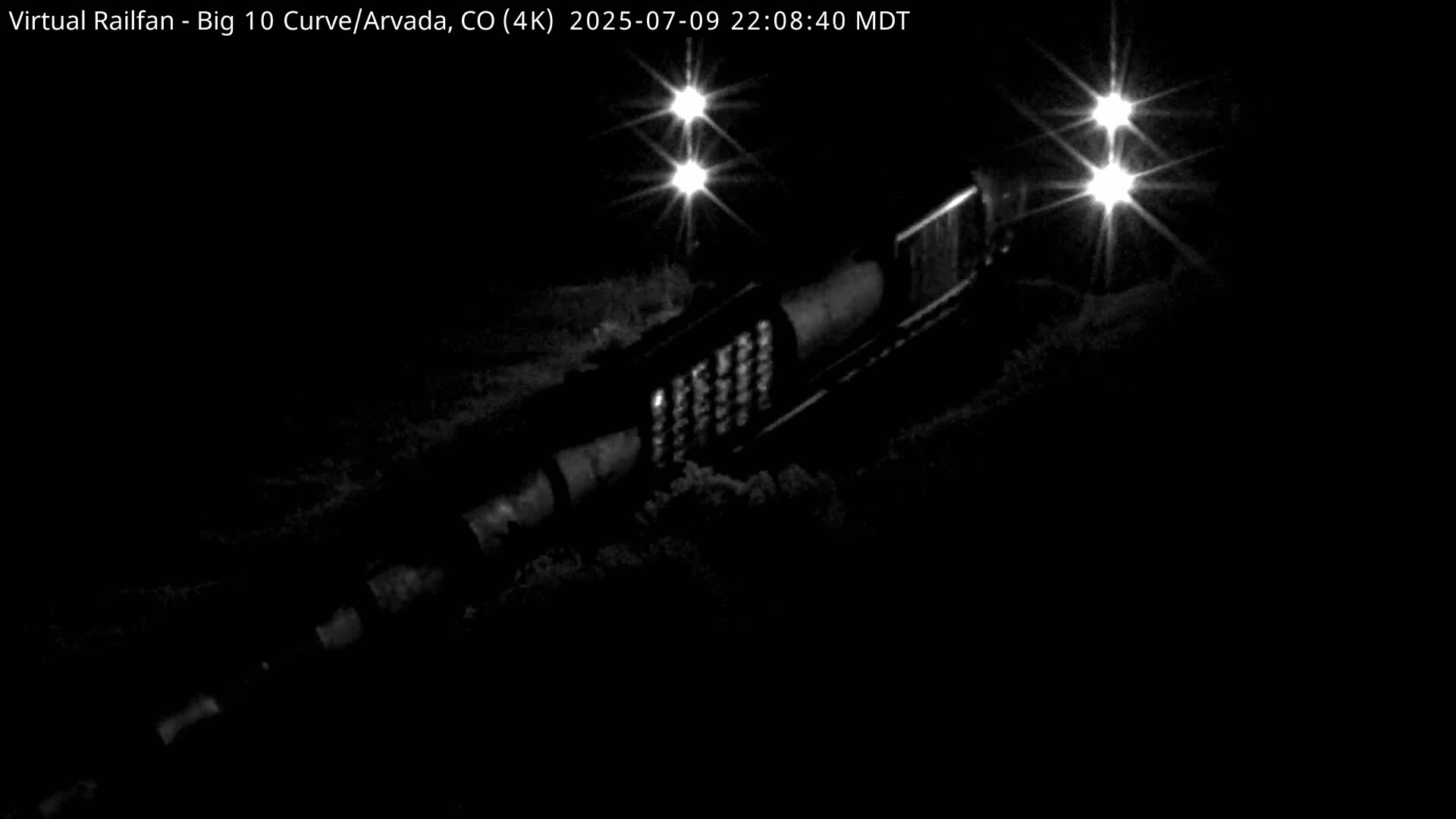 Denver Skyline  & Arvada Big  10 Curve Railroad Live Cam - Arvada, Jefferson, Colorado, USA