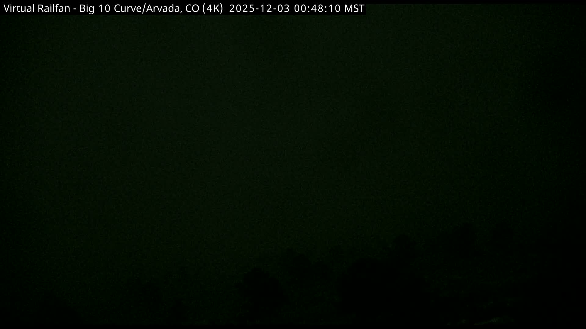Denver Skyline  & Arvada Big  10 Curve Railroad Live Cam - Arvada, Jefferson, Colorado, USA