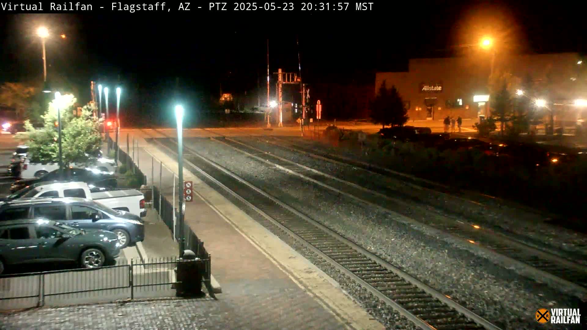 Flagstaff Amtrak Railroad Live Cam - Flagstaff, Coconino, Arizona, USA
