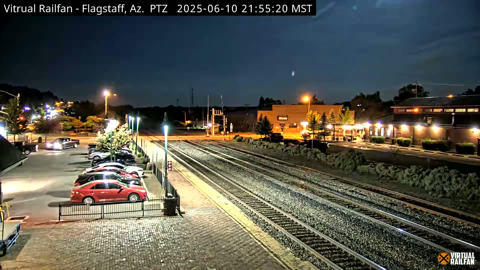 Flagstaff Amtrak Railroad Live Cam - Flagstaff, Coconino, Arizona, USA