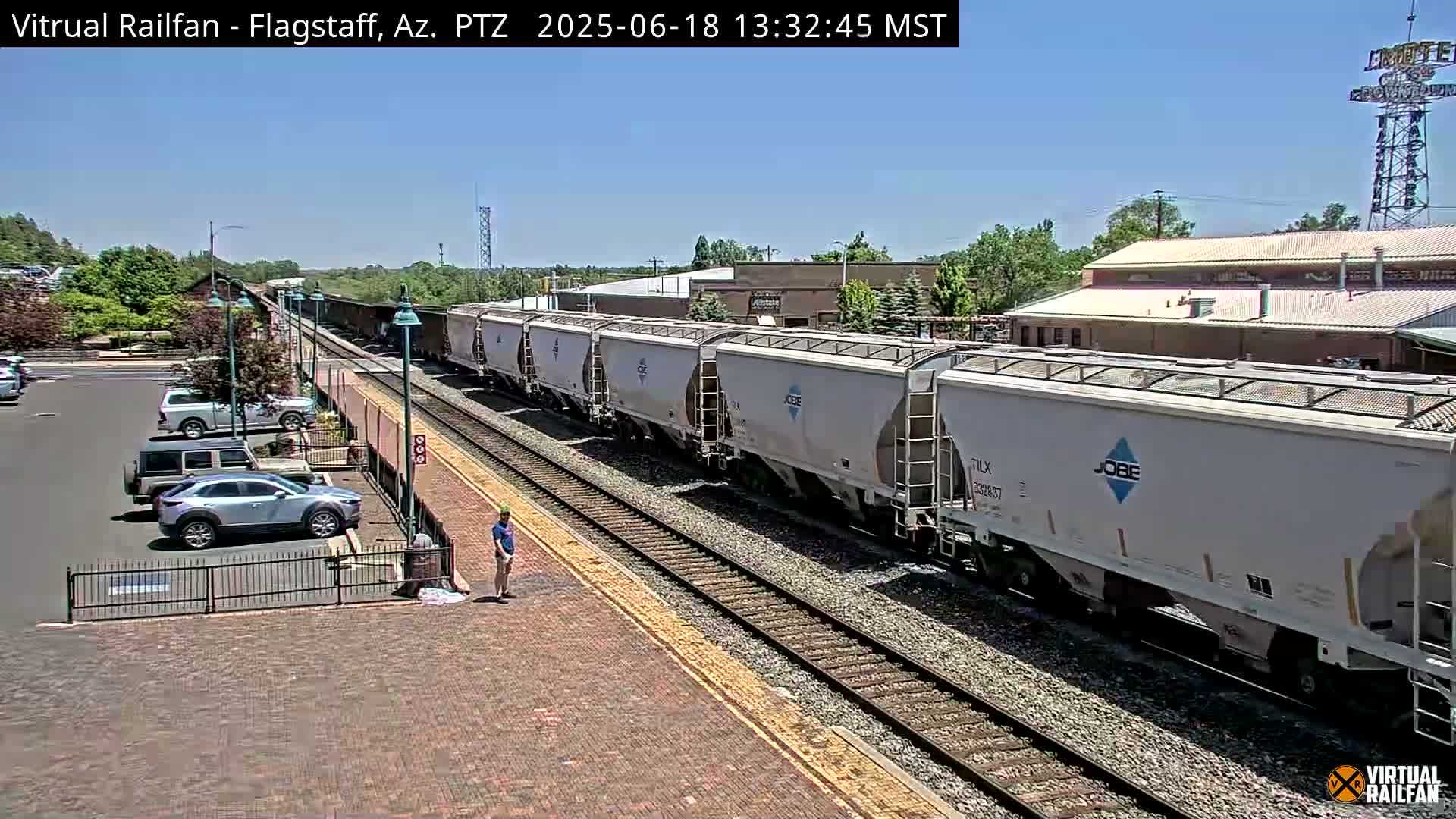 Flagstaff Amtrak Railroad Live Cam - Flagstaff, Coconino, Arizona, USA