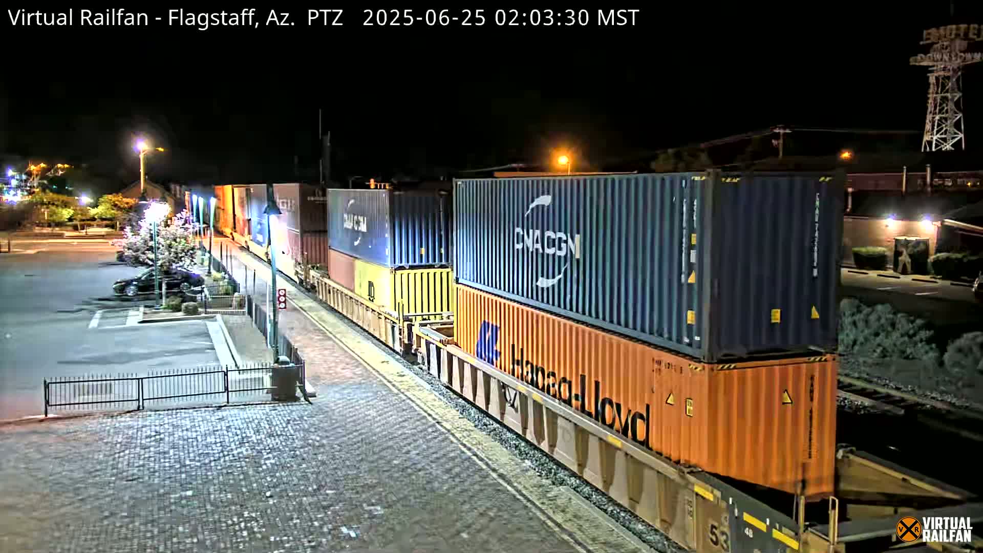 Flagstaff Amtrak Railroad Live Cam - Flagstaff, Coconino, Arizona, USA