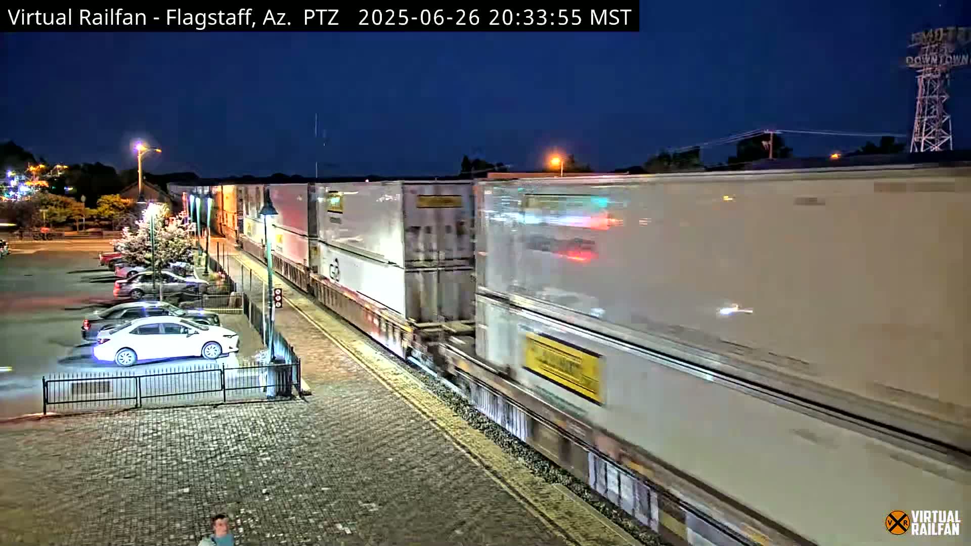 Flagstaff Amtrak Railroad Live Cam - Flagstaff, Coconino, Arizona, USA