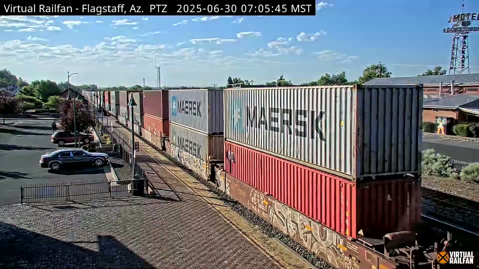 Flagstaff Amtrak Railroad Live Cam - Flagstaff, Coconino, Arizona, USA