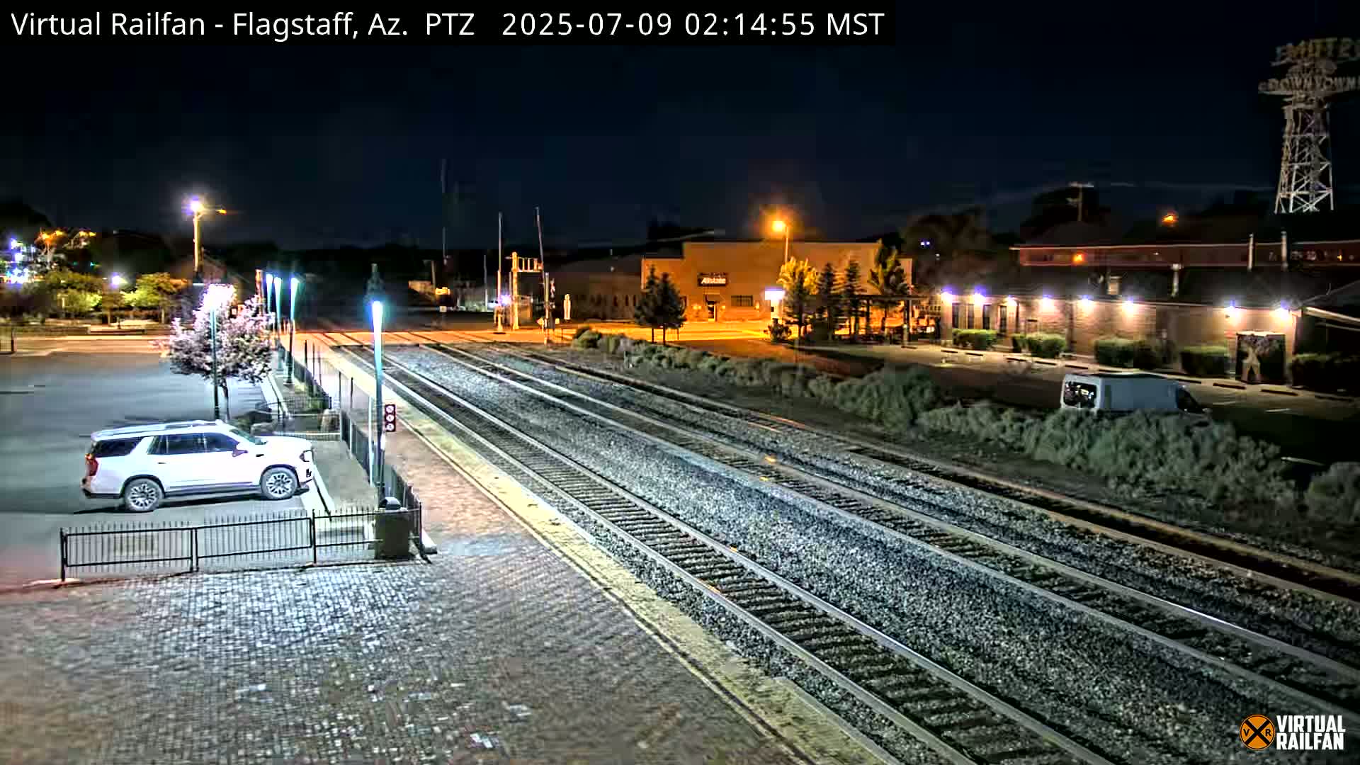 Flagstaff Amtrak Railroad Live Cam - Flagstaff, Coconino, Arizona, USA