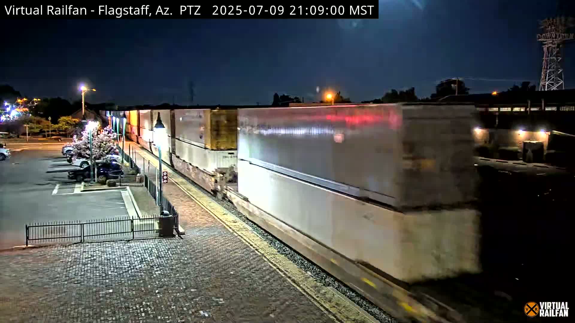 Flagstaff Amtrak Railroad Live Cam - Flagstaff, Coconino, Arizona, USA