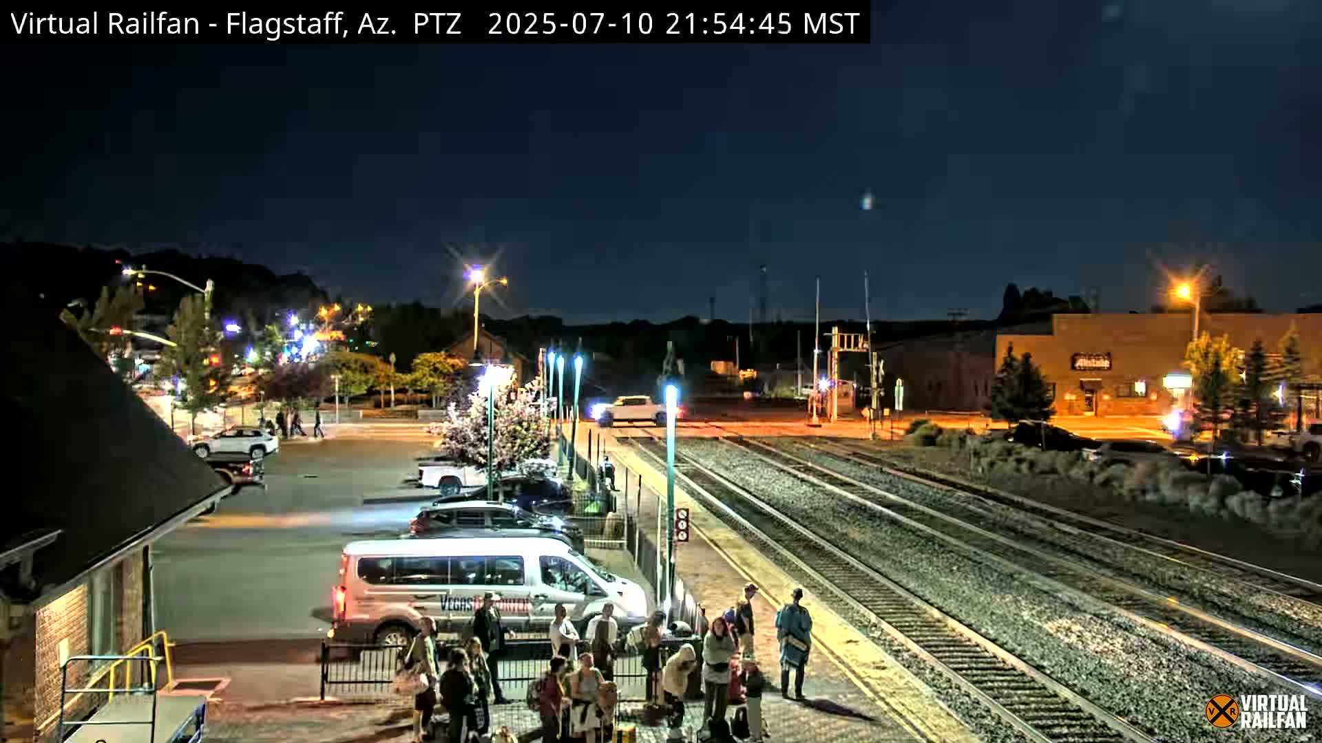 Flagstaff Amtrak Railroad Live Cam - Flagstaff, Coconino, Arizona, USA