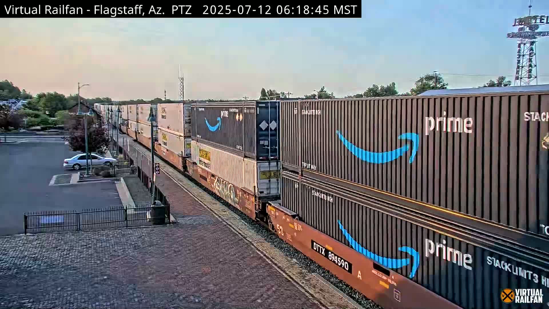 Flagstaff Amtrak Railroad Live Cam - Flagstaff, Coconino, Arizona, USA